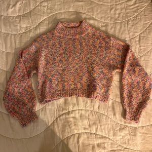 High neckline sweater 🎀👚🦩